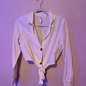 90’s cropped blouse